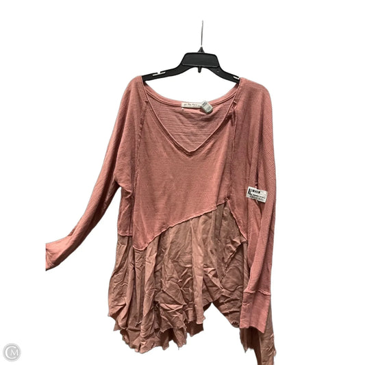 Top Long Sleeve By We The Free In Mauve, Size: L