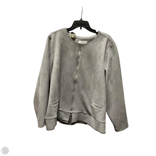 Jacket Other By Cj Banks In Grey, Size: 2x