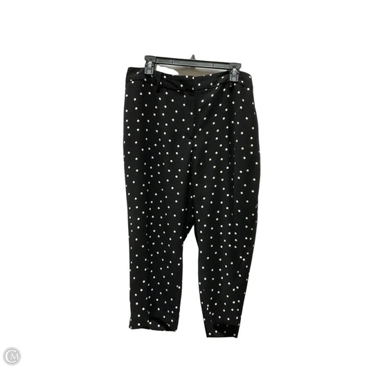 Pants Wide Leg By Talbots In Polkadot Pattern, Size: 18