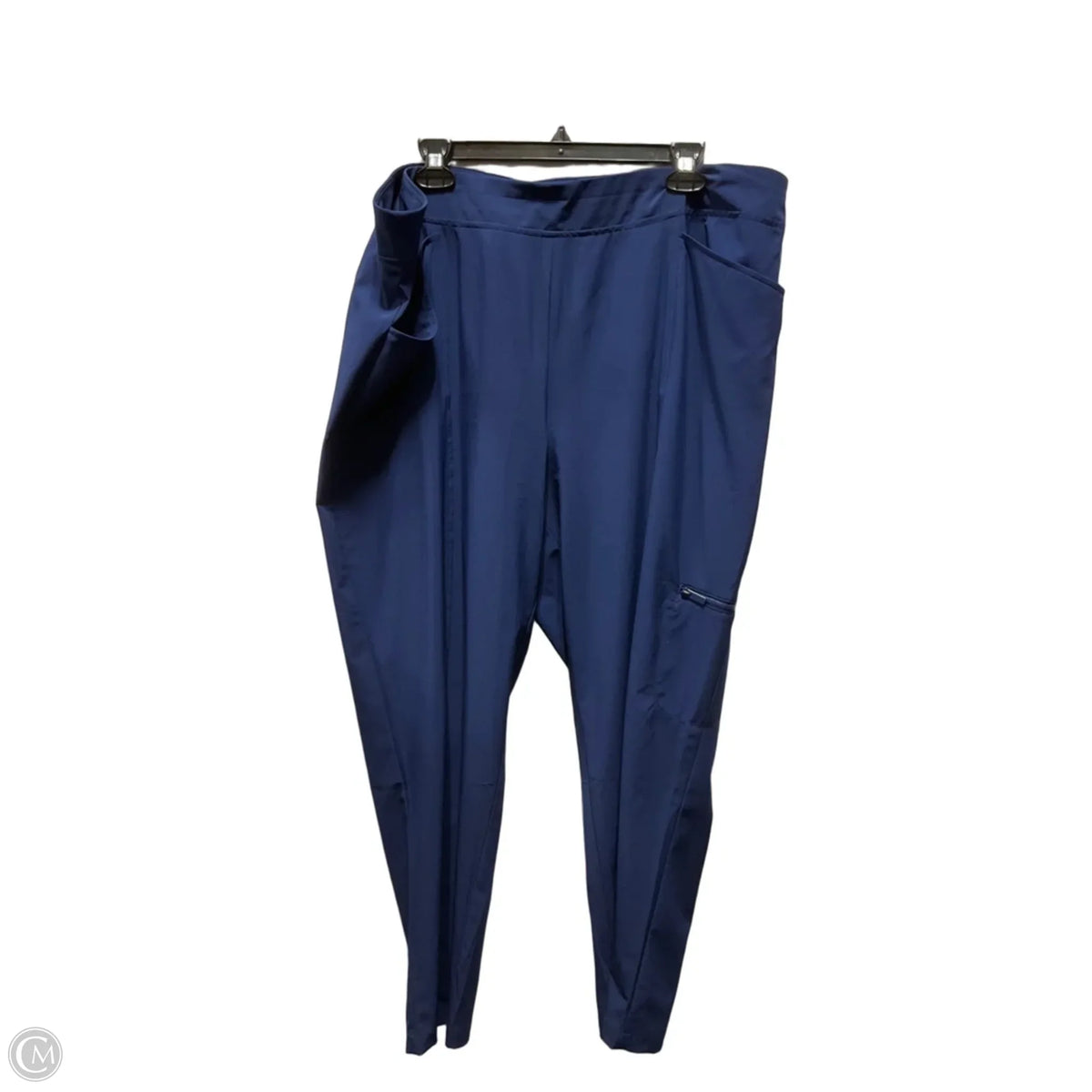 Athletic Pants By Chicos In Blue, Size: Xl