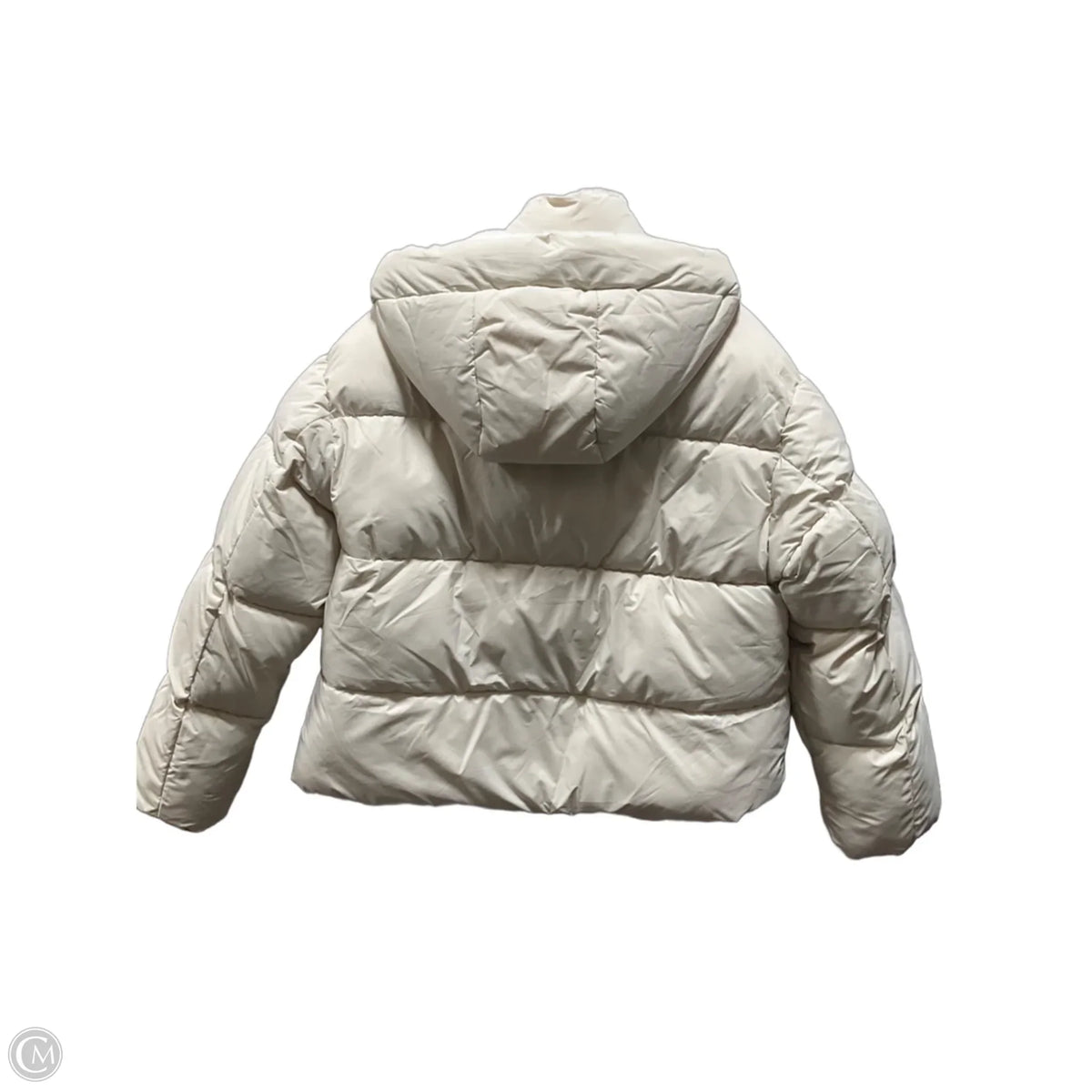 Jacket Puffer & Quilted By Cmf In Tan, Size: L