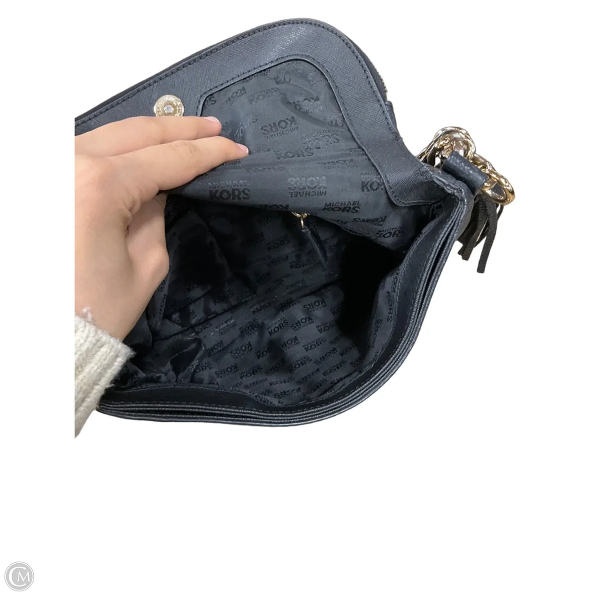 Crossbody Designer By Michael Kors, Size: Medium