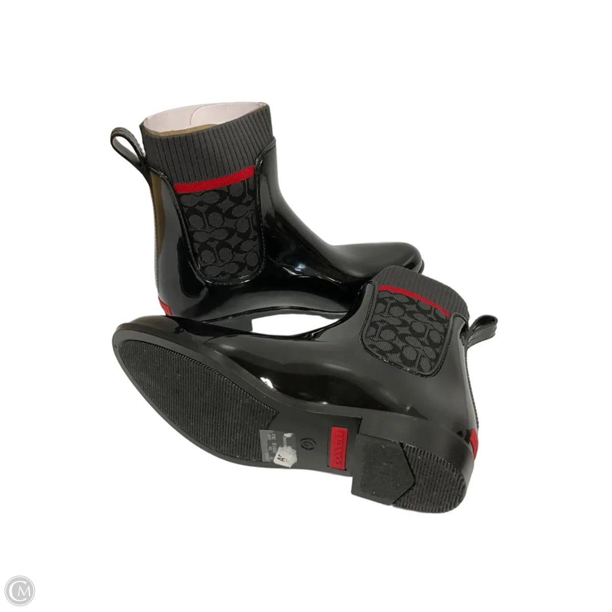 Boots Designer By Coach In Black, Size: 9