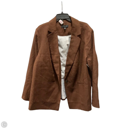 Blazer By Talbots In Brown, Size: 1x