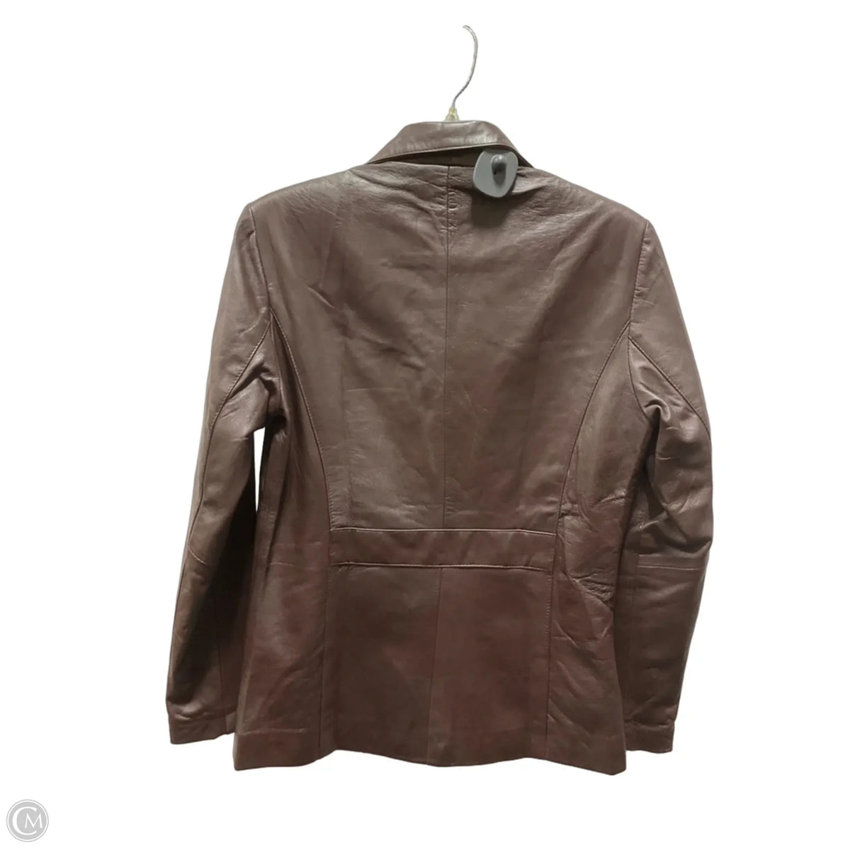 Jacket Leather By Cme In Red, Size: S
