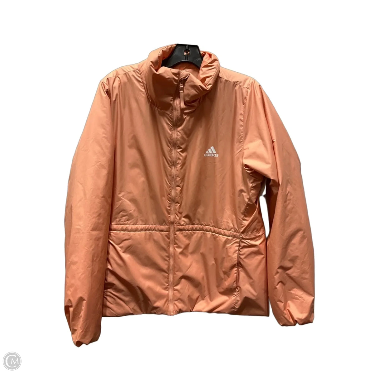 Jacket Puffer & Quilted By Adidas In Orange, Size: L