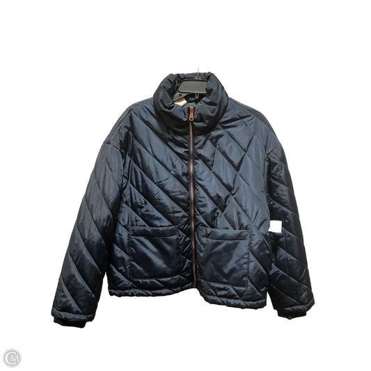 Jacket Puffer & Quilted By Ci Sono In Navy, Size: L
