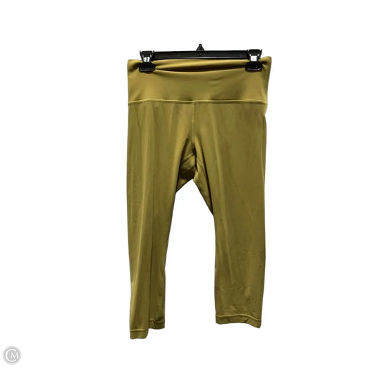 Athletic Leggings By Lululemon In Gold, Size: M