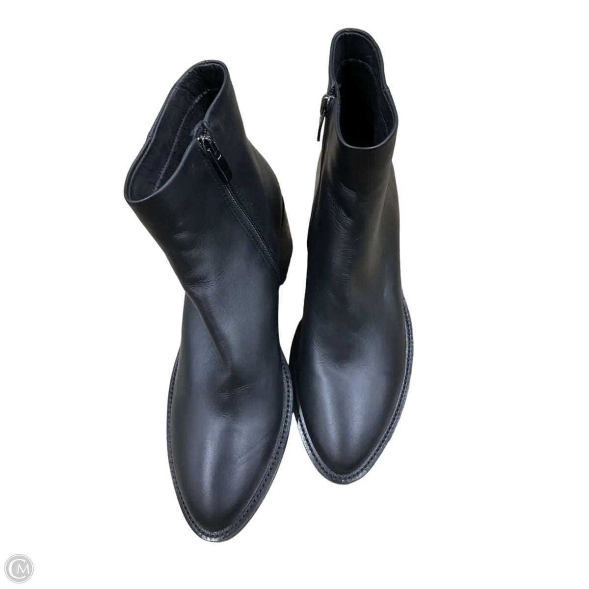 Boots Ankle Flats By Ecco In Black, Size: 8.5