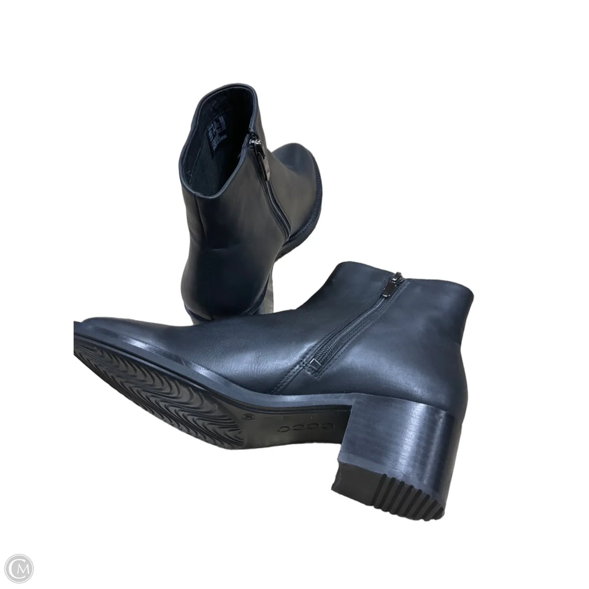 Boots Ankle Flats By Ecco In Black, Size: 8.5
