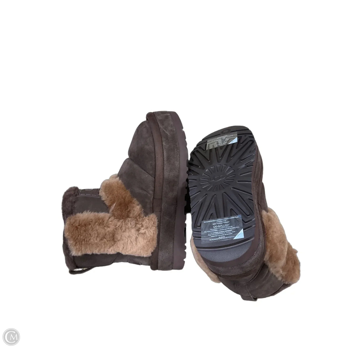 Boots Designer By Ugg In Brown, Size: 7