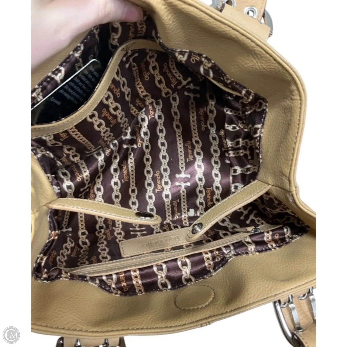 Handbag Leather By Tignanello  Purses, Size: Small