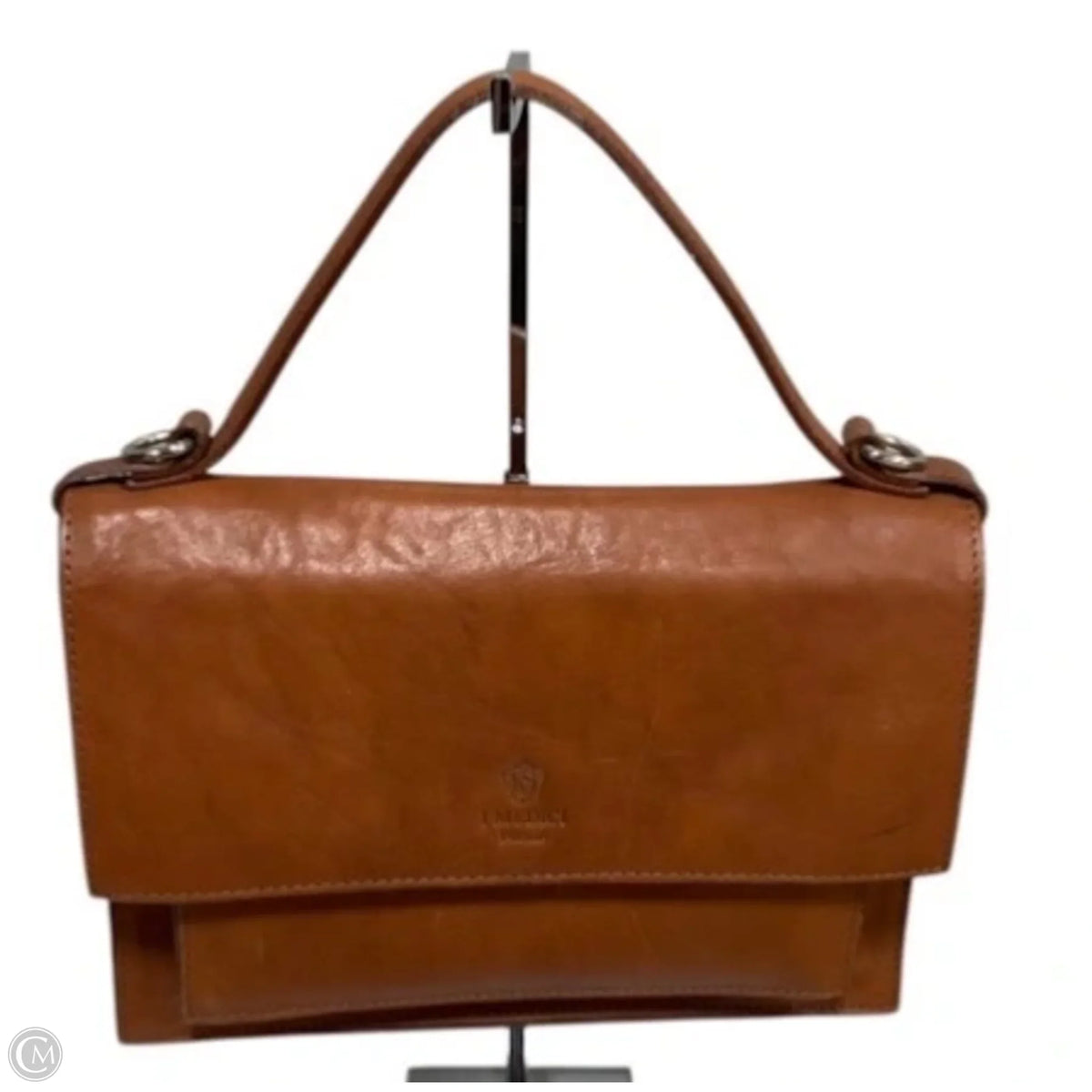 Handbag Leather By Clothes Mentor, Size: Medium