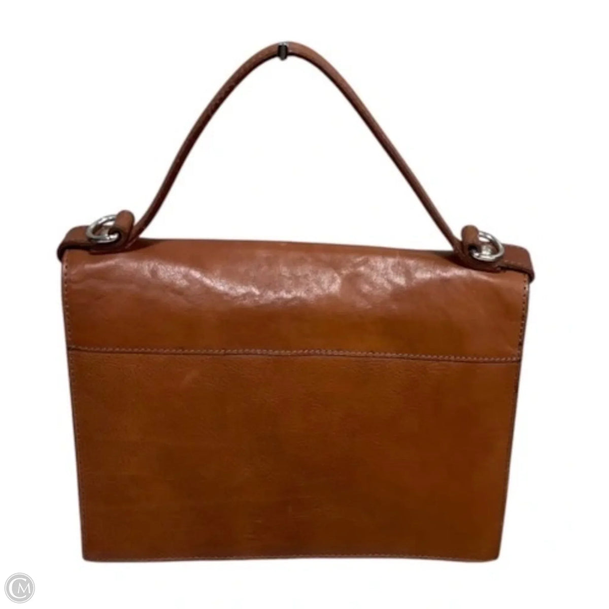 Handbag Leather By Clothes Mentor, Size: Medium