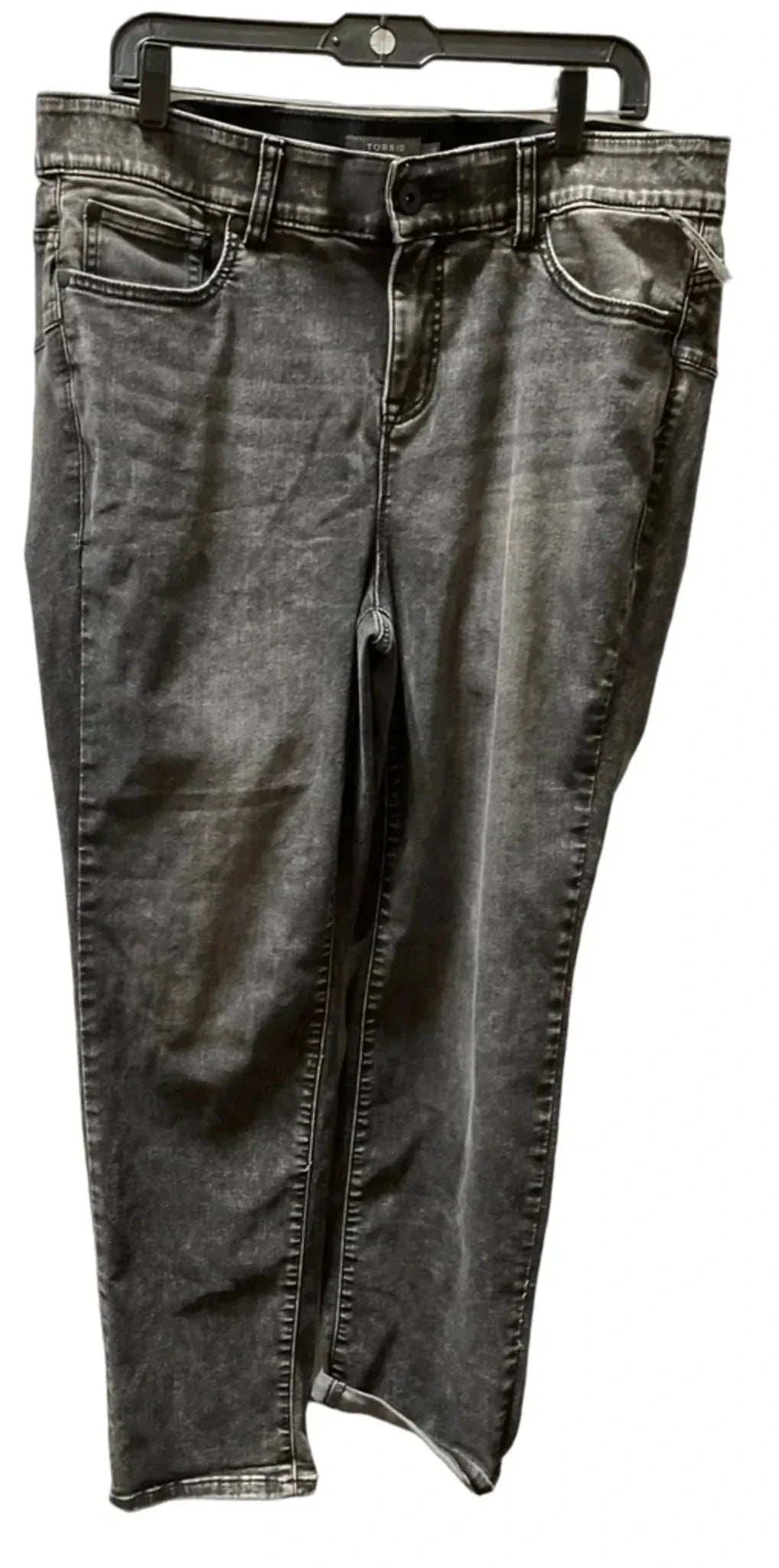 Jeans Straight By Torrid In Grey, Size: 18