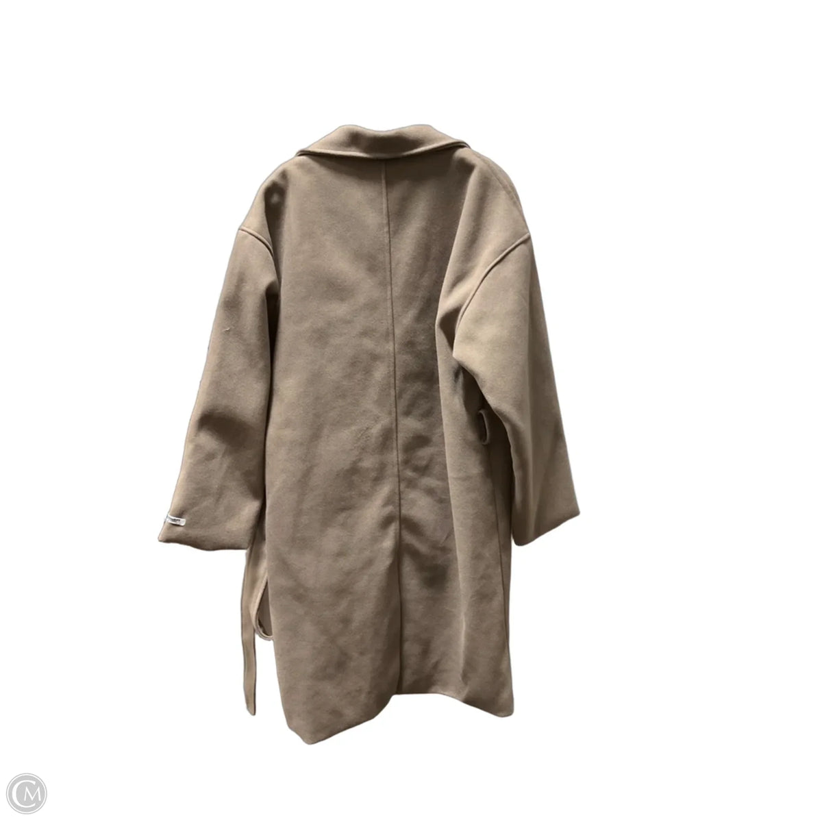 Coat Peacoat By Clothes Mentor In Tan, Size: 2x