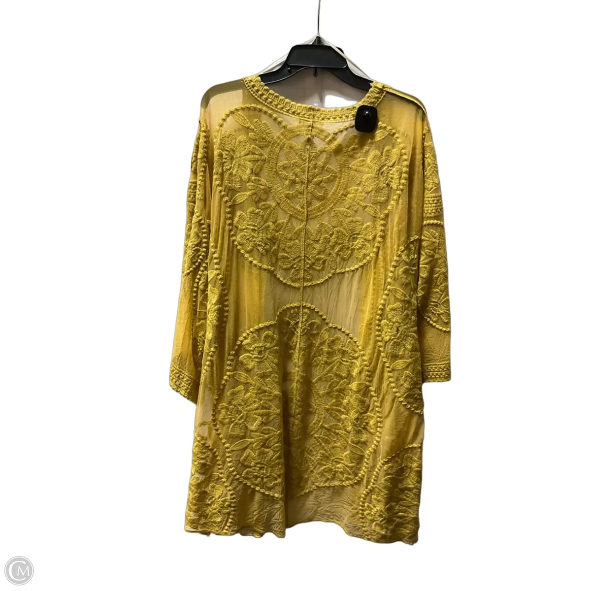 Cardigan By Umgee In Yellow, Size: 1x