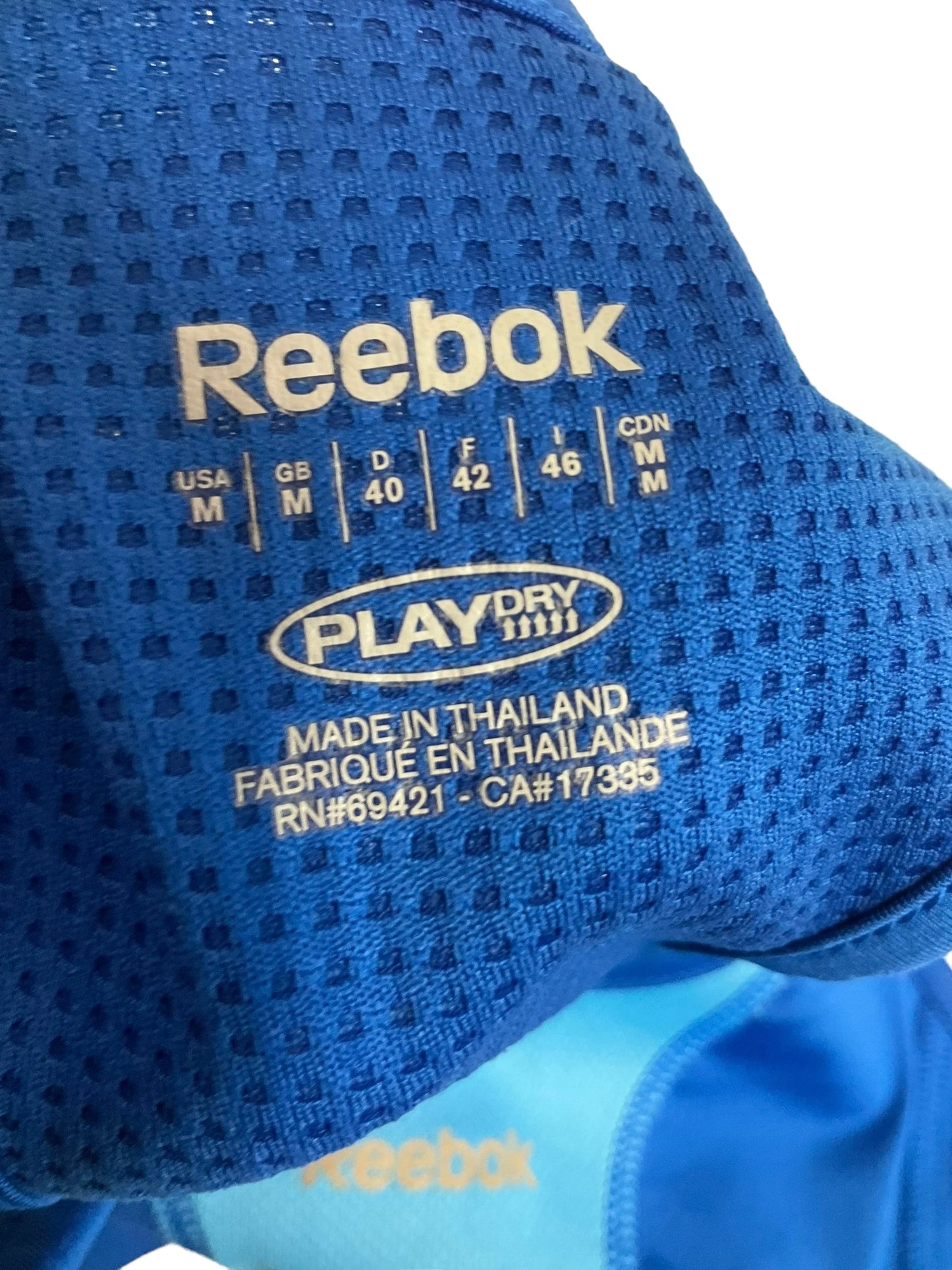 Blue Athletic Bra Reebok, Size M