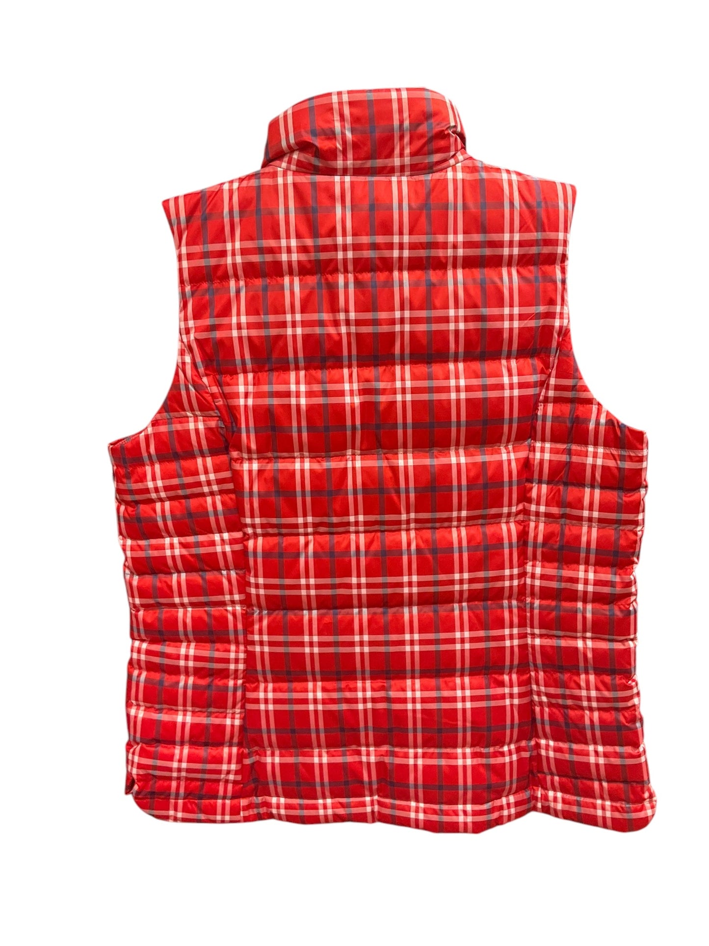 Vest Puffer & Quilted By Lands End In Plaid, Size: 0