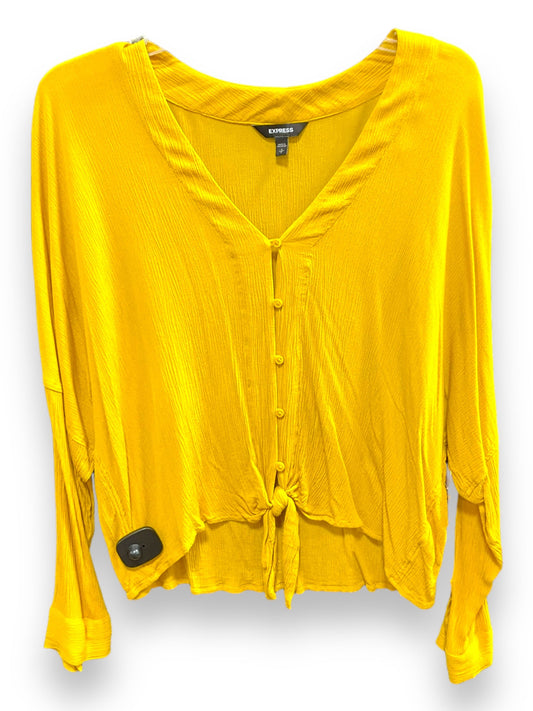 Mustard Top Long Sleeve Express, Size S