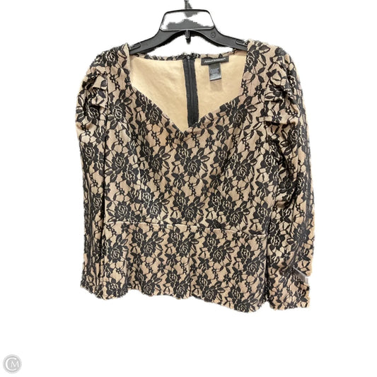 Top Long Sleeve By Ashley Stewart In Black, Size: L