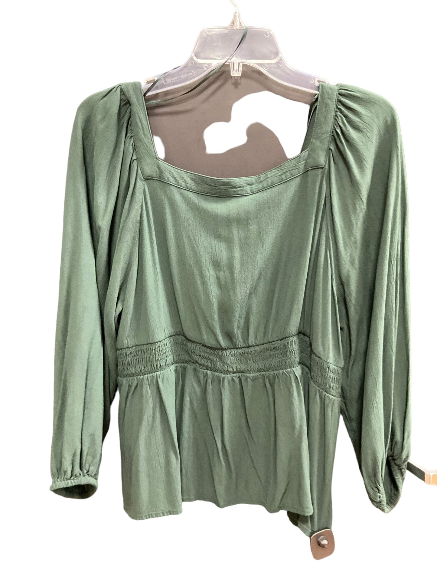 Green Top 3/4 Sleeve Old Navy, Size Xl