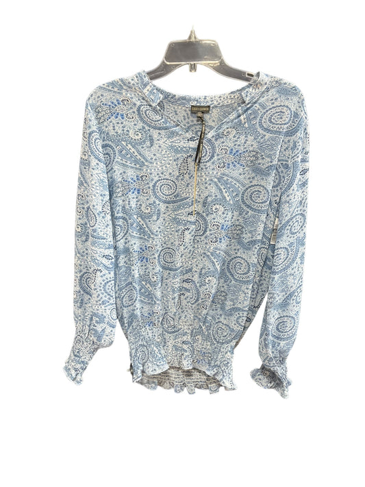 Blue Top Long Sleeve Coco And Carmen, Size S