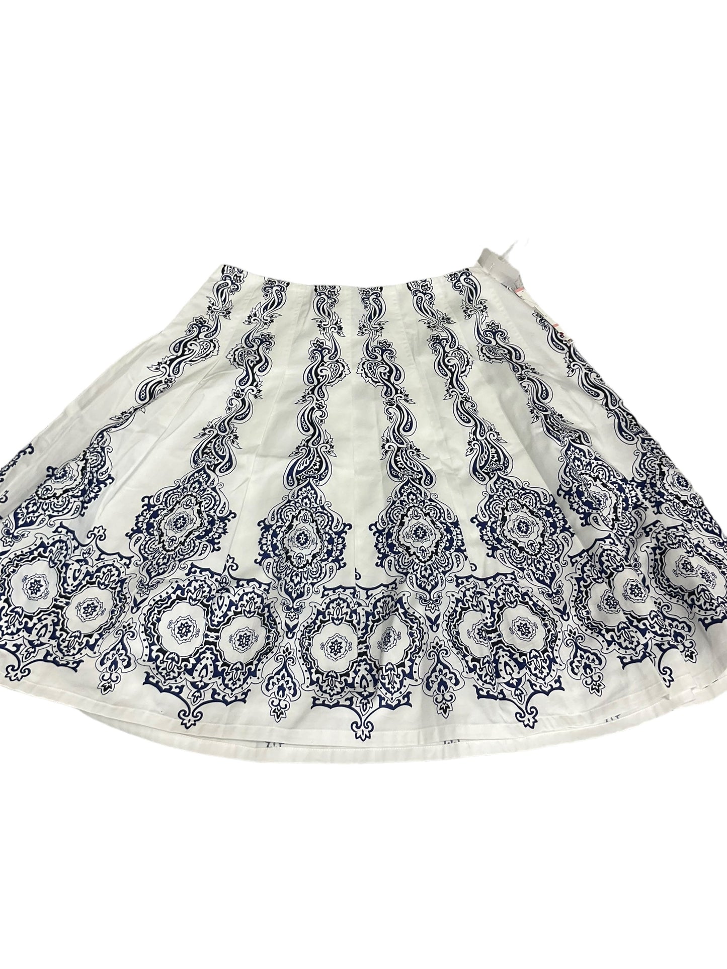 Paisley Print Skirt Midi Jones New York, Size 10