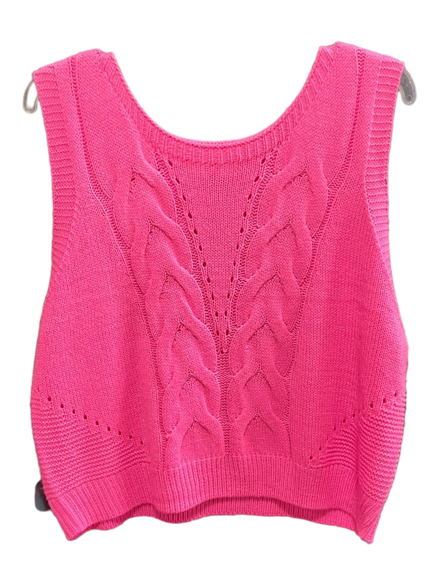 Pink Sweater Short Sleeve Clothes Mentor, Size 3x