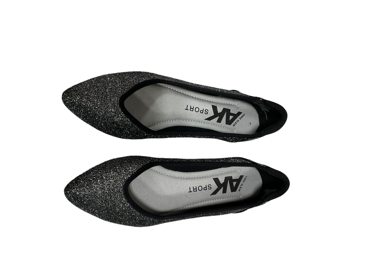 Silver Shoes Flats Anne Klein, Size 6.5