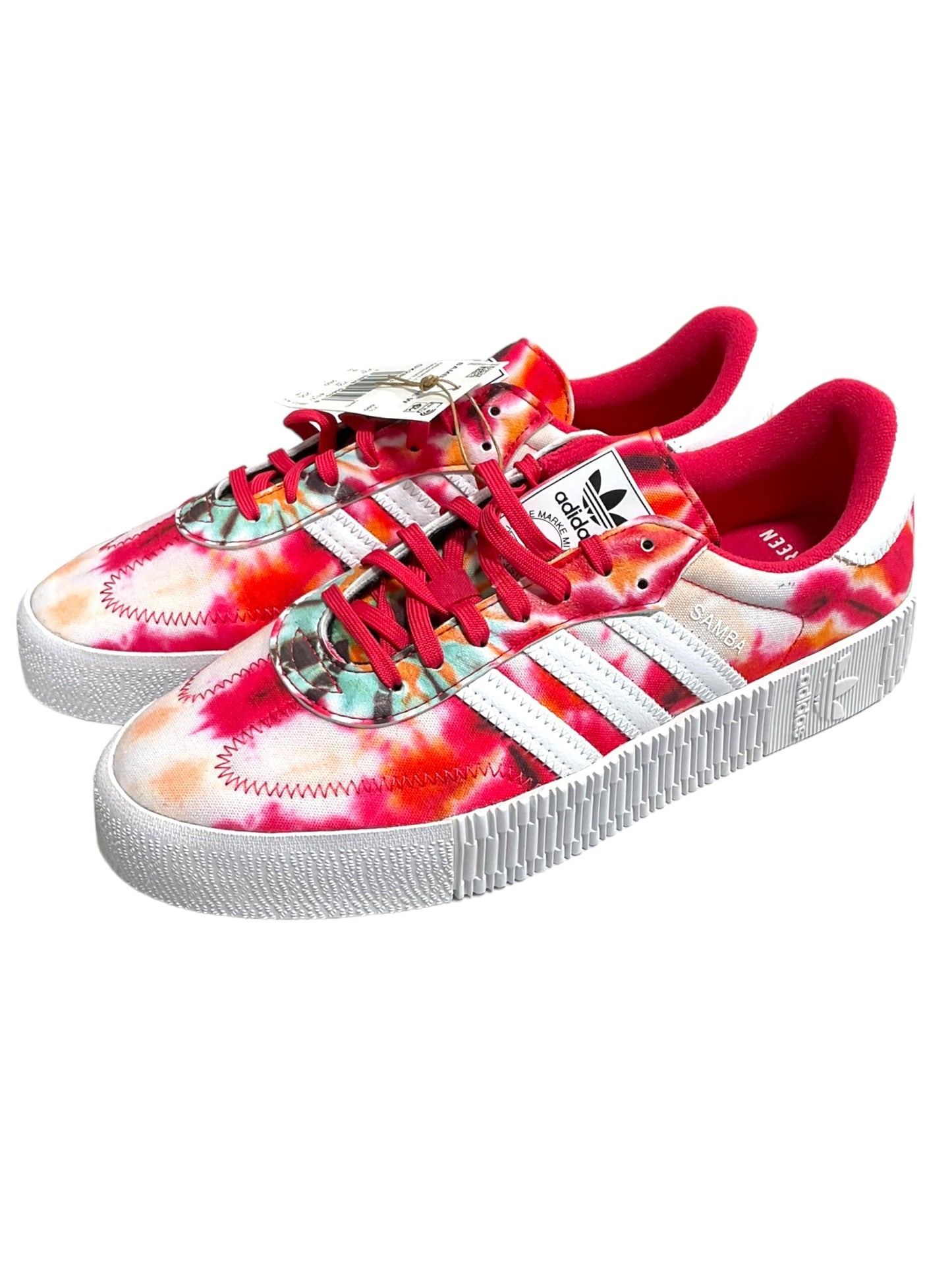 Tie Dye Print Shoes Athletic Adidas, Size 9