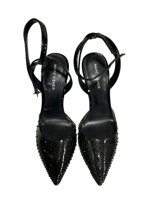 Black Shoes Heels Stiletto Marc Fisher, Size 8