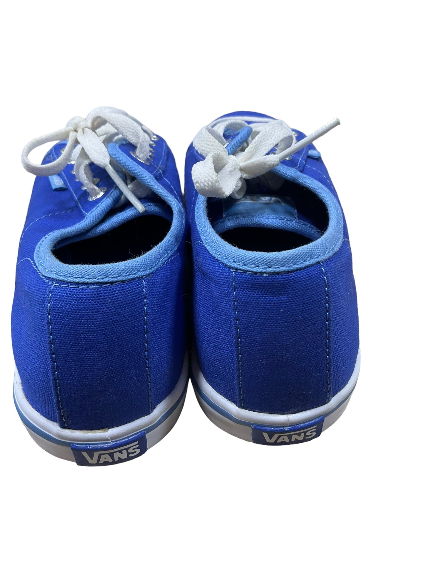 Blue Shoes Sneakers Vans, Size 7