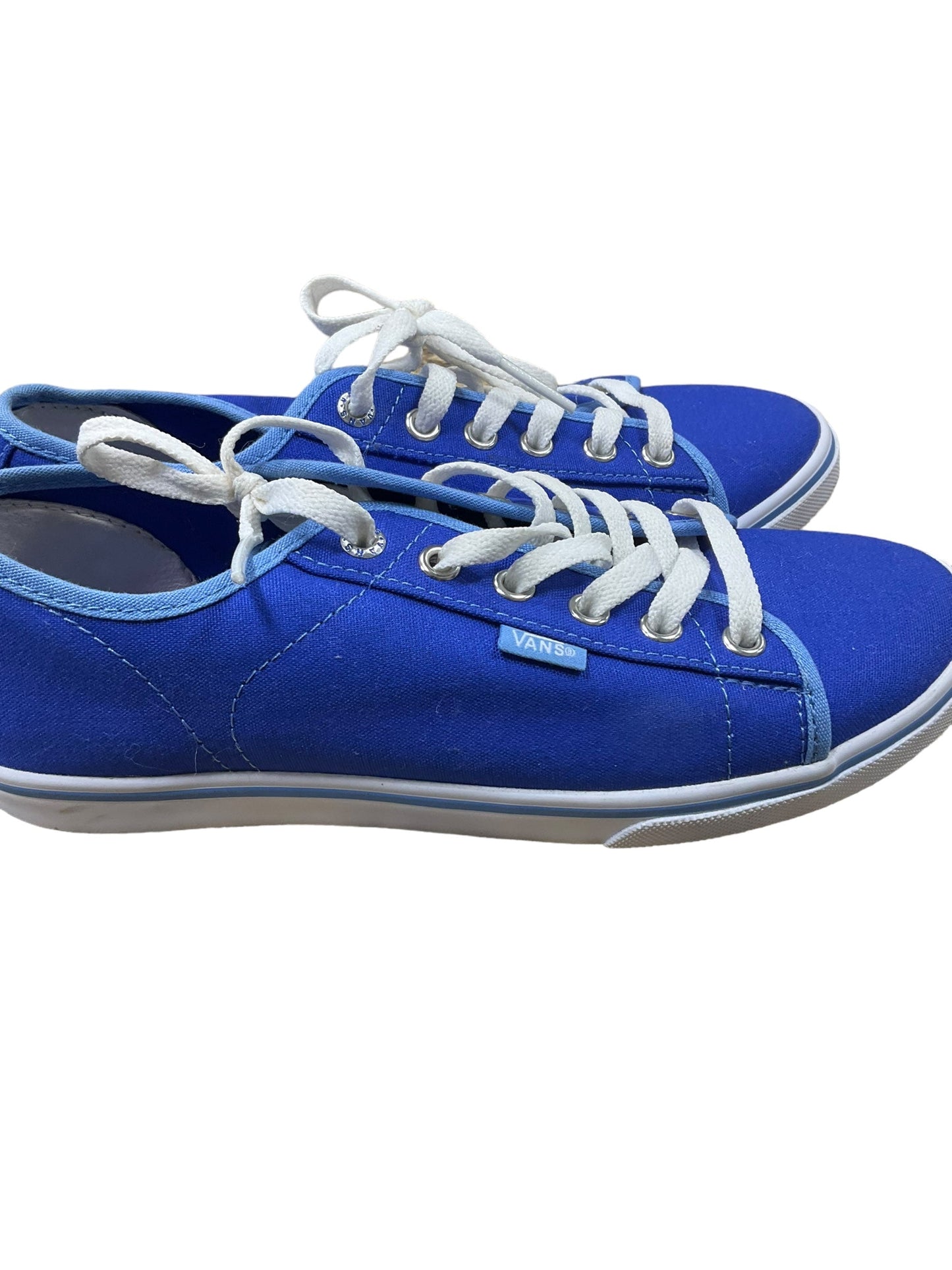 Blue Shoes Sneakers Vans, Size 7