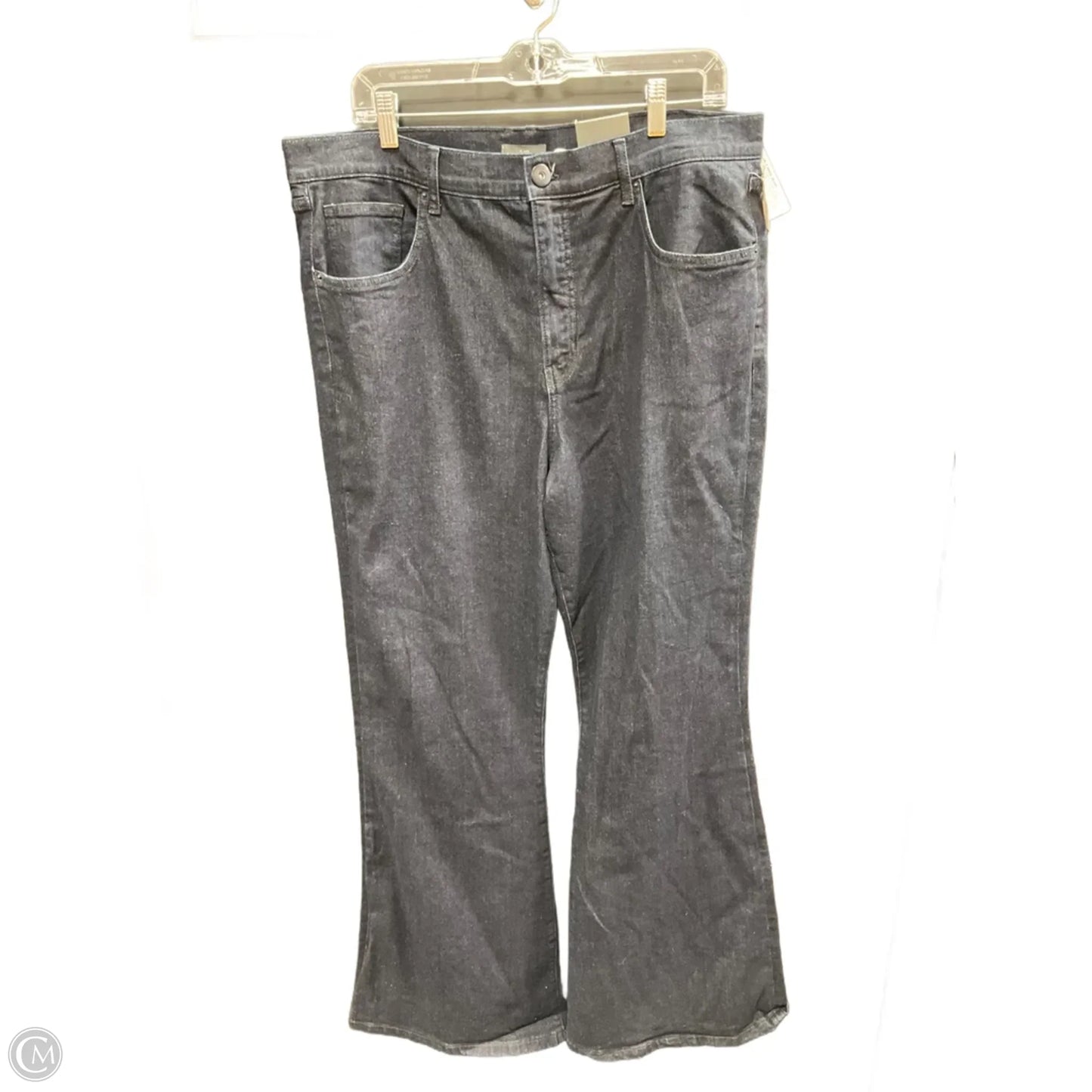 Jeans Flared By Worthington In Navy, Size: 16