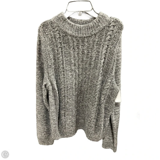 Sweater By Tommy Hilfiger In Grey, Size: M