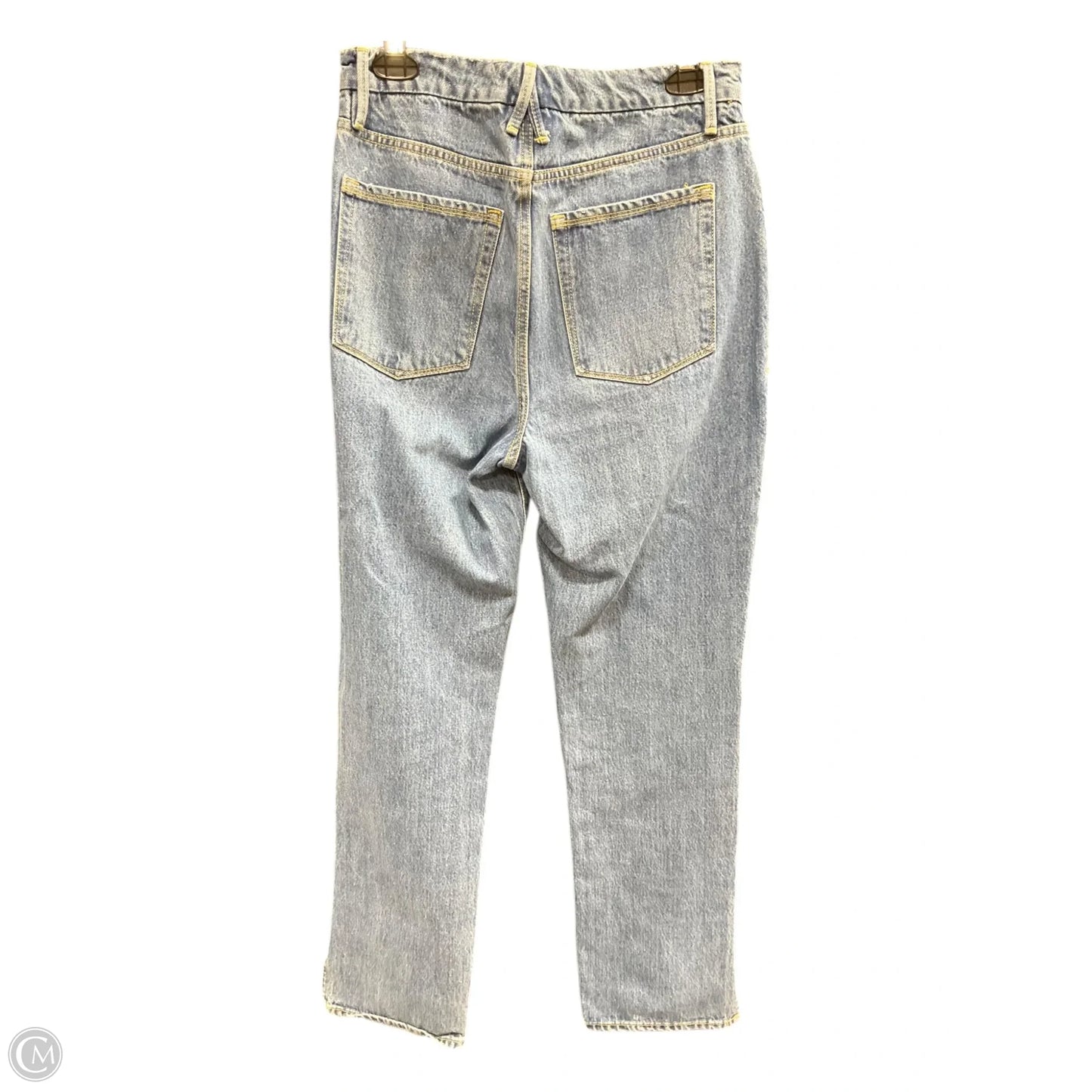 Jeans Wide Leg By Good American In Blue Denim, Size: 6