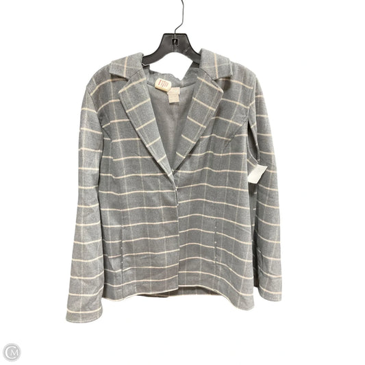 Blazer By Chicos In Grey, Size: L