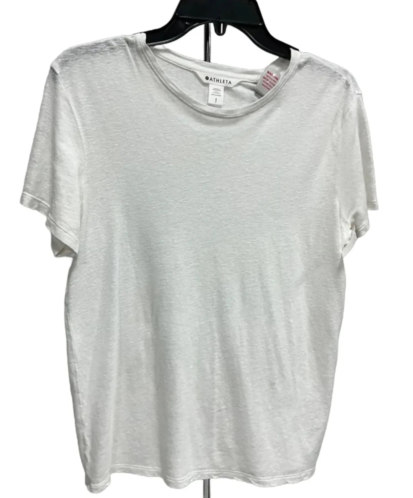 Athletic Top Short Sleeve By Athleta In White, Size: Sp