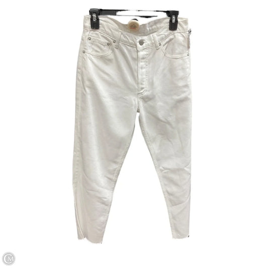 Jeans Wide Leg By Clothes Mentor In White, Size: 10