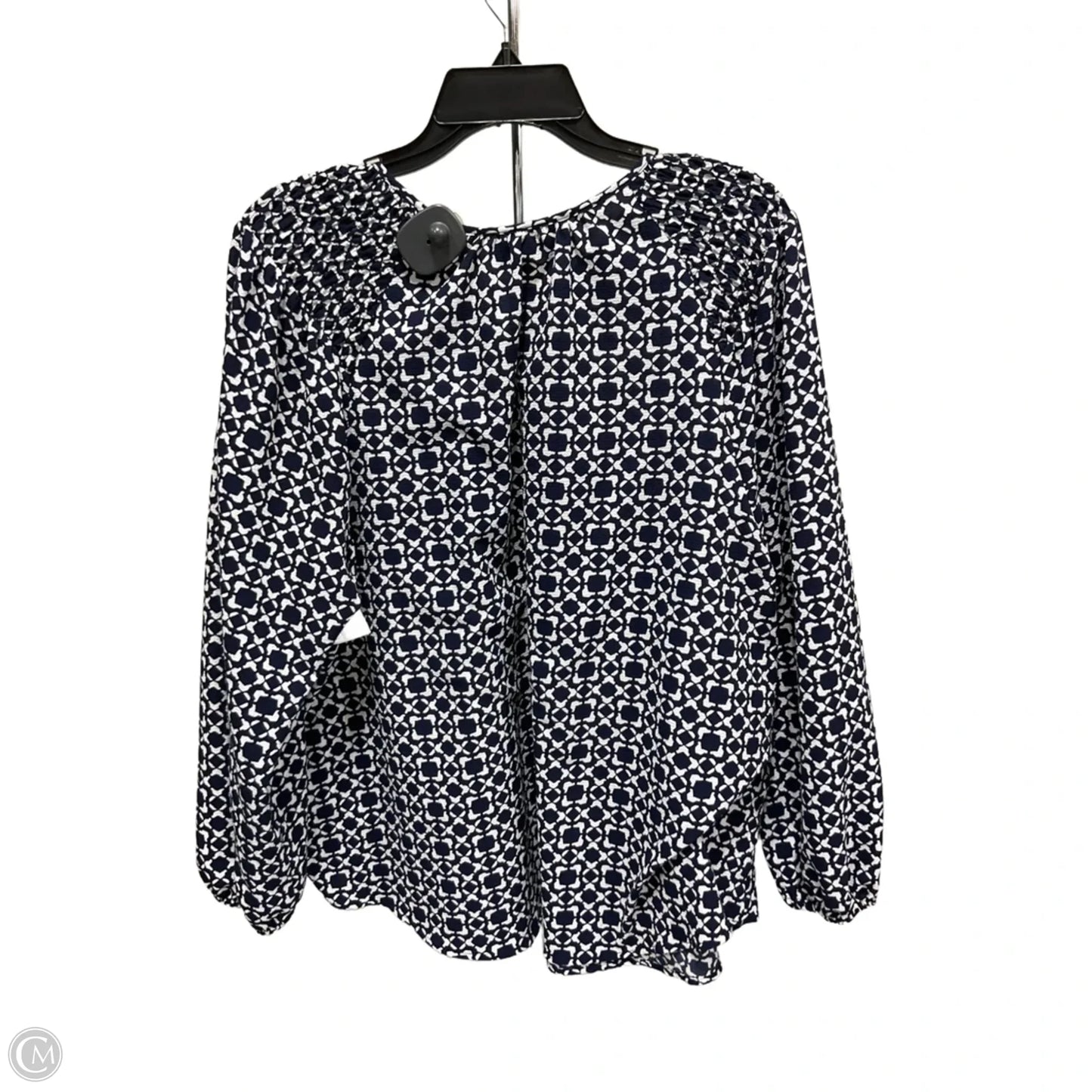 Top 3/4 Sleeve By Lane Bryant In Blue, Size: 14