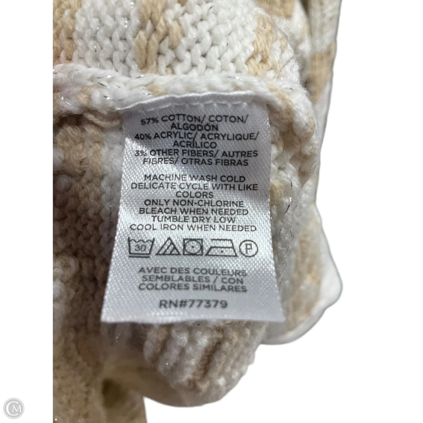 Cardigan By Ann Taylor In Beige, Size: L