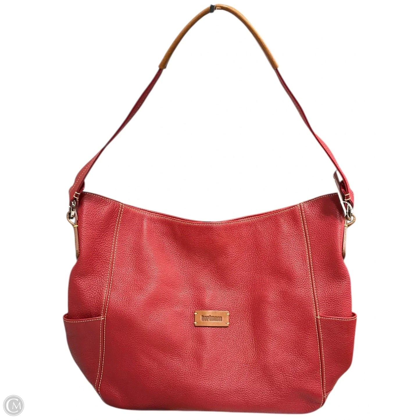 Handbag Leather By Cmb, Size: Large