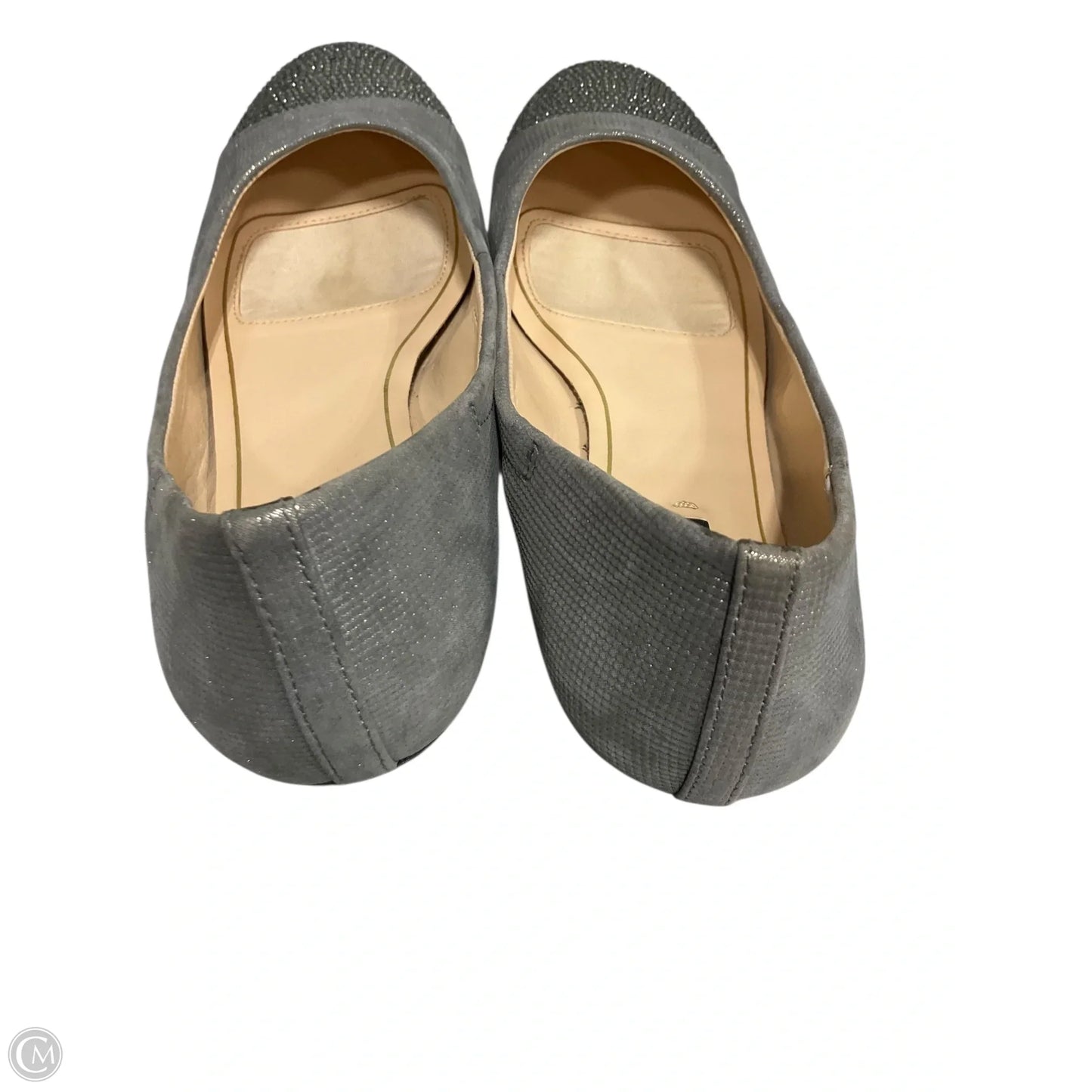 Shoes Flats By Alex Marie In Silver, Size: 6.5
