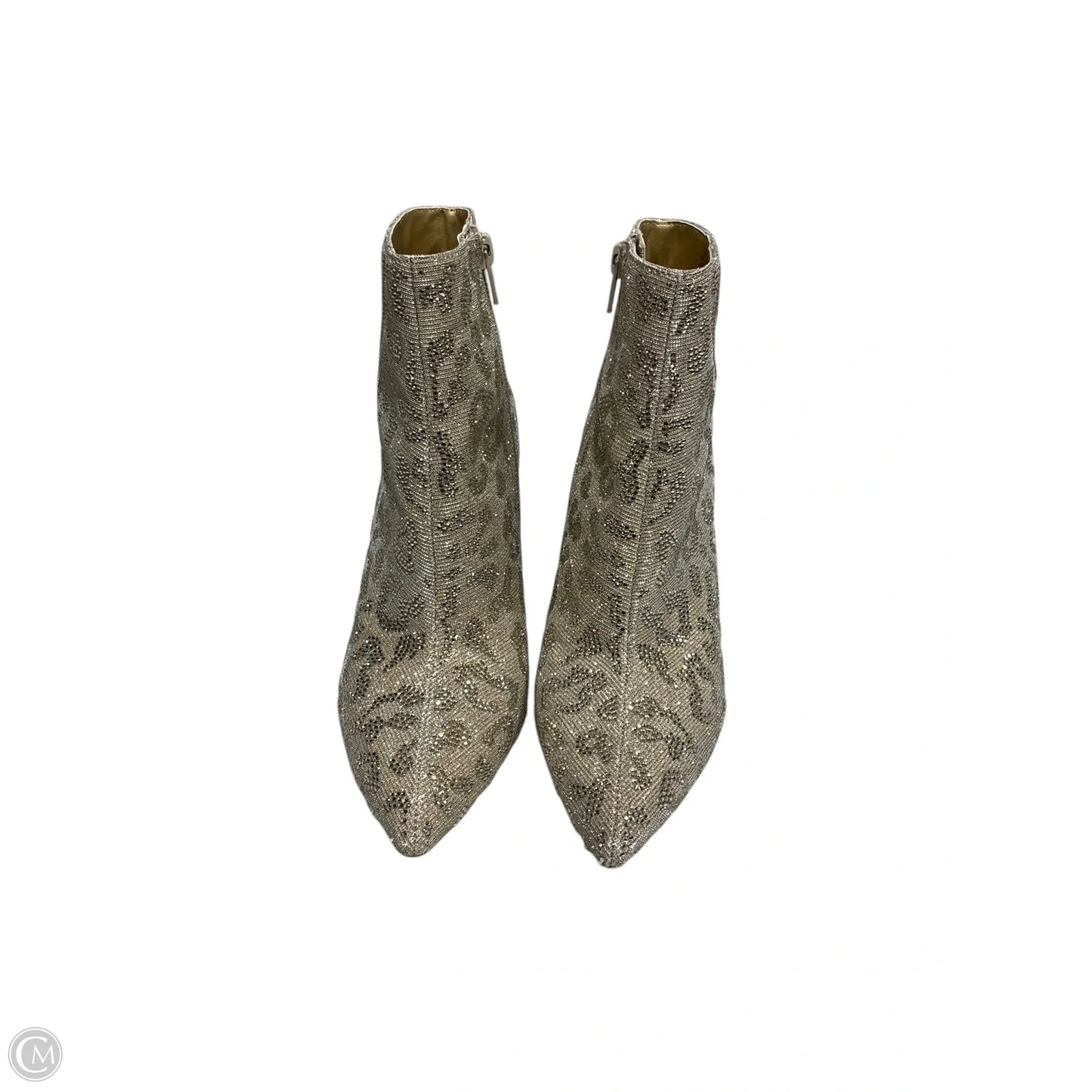 Boots Ankle Heels By Gianni Bini In Animal Print, Size: 6