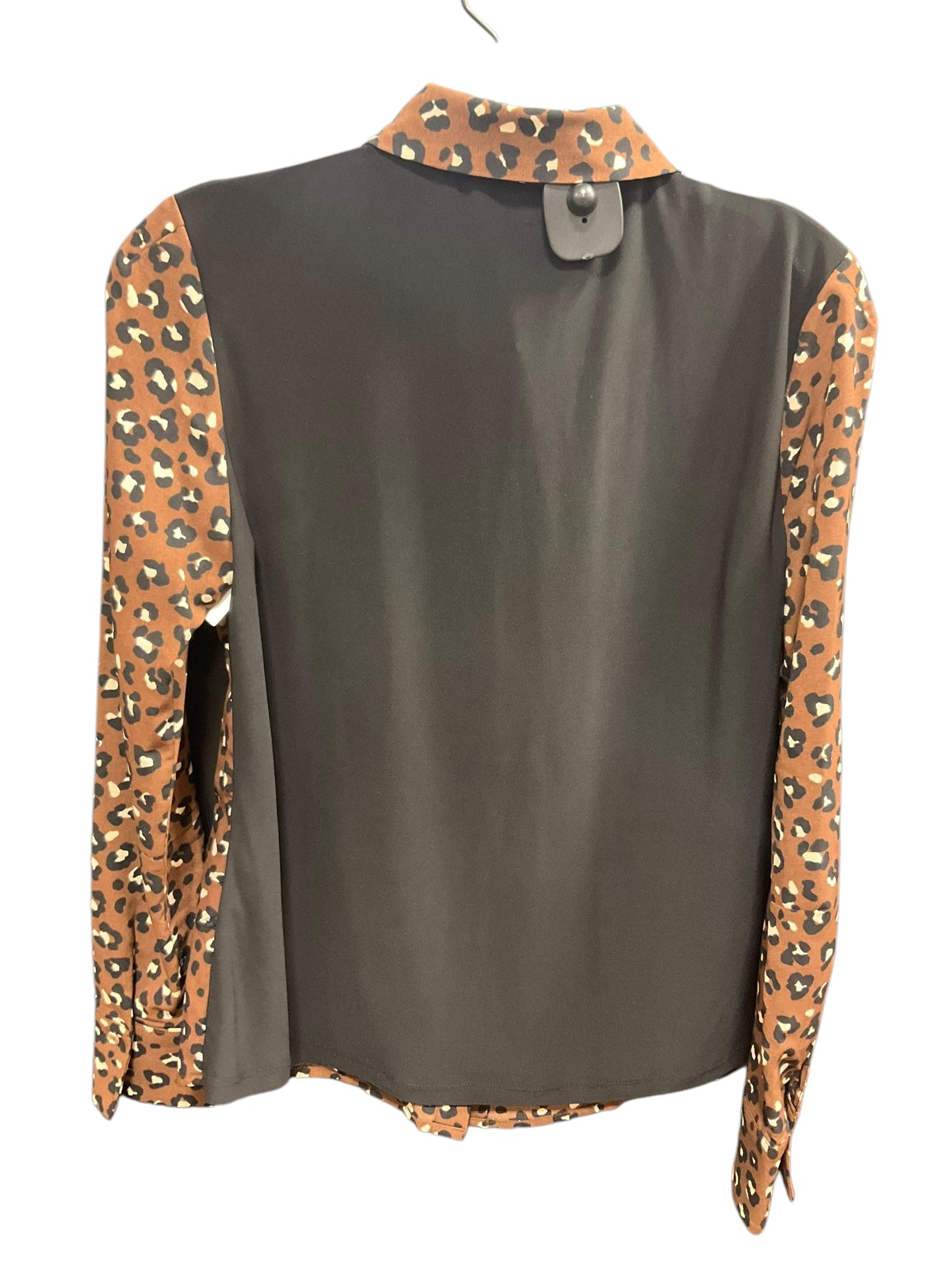 Blouse Long Sleeve By Tommy Hilfiger In Animal Print, Size: Xs