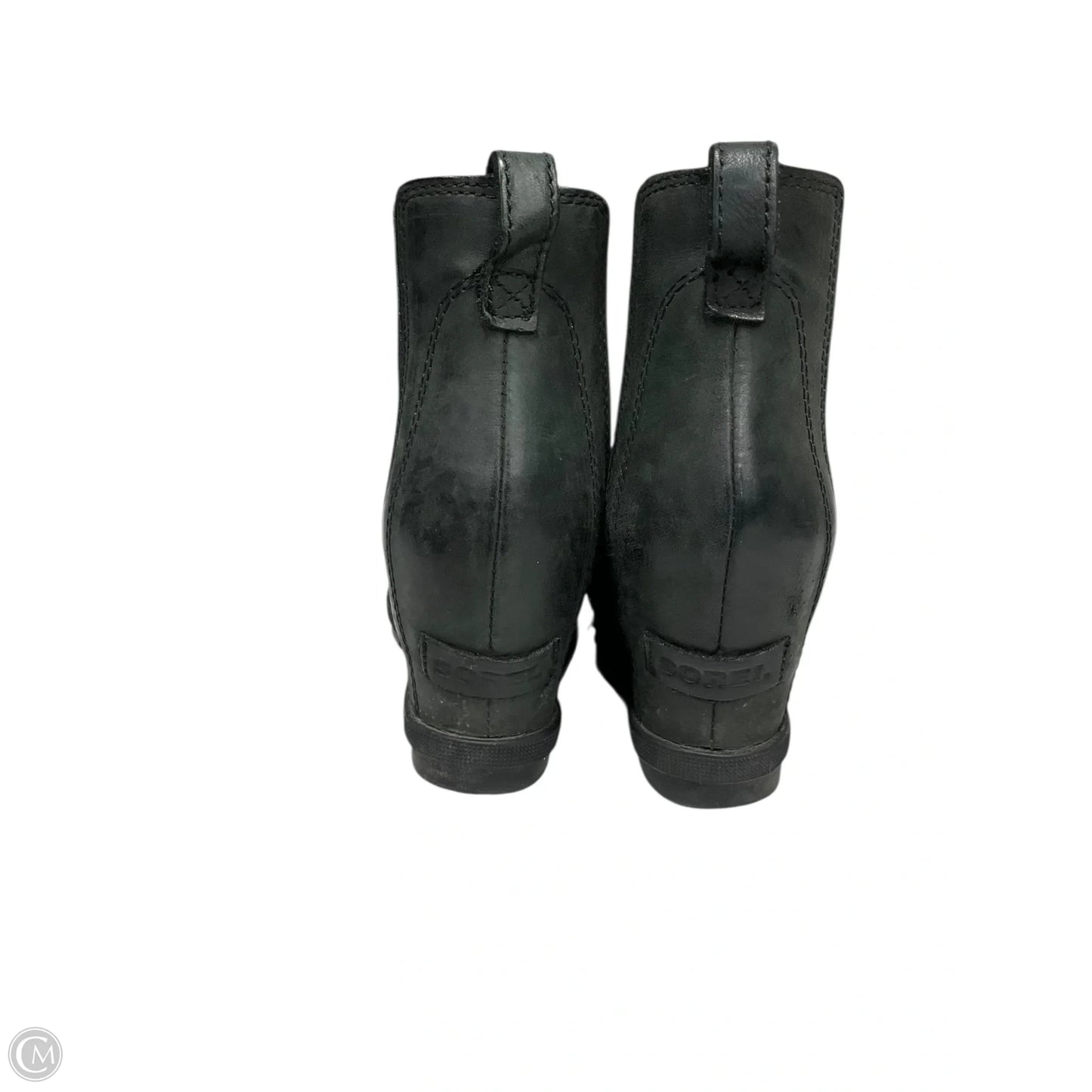 Boots Ankle Heels By Sorel In Grey, Size: 6