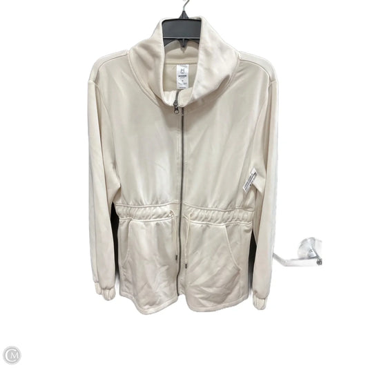 Athletic Jacket By Members Mark In White, Size: M