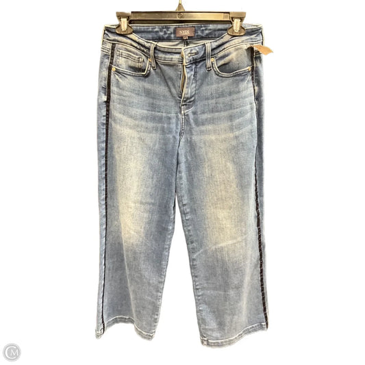 Jeans Wide Leg By Not Your Daughters Jeans In Blue Denim, Size: 4