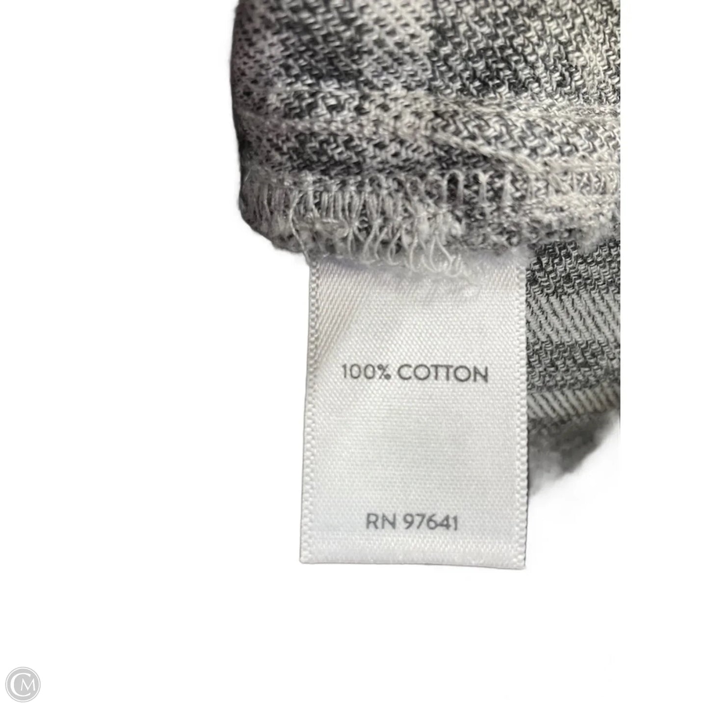 Blouse Long Sleeve By J. Jill In Grey, Size: M